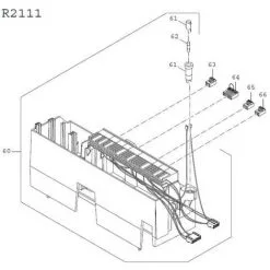 Buderus 63032216 - Module R2111 - Appareil De Régulation Logamatic 2111 - Noir
