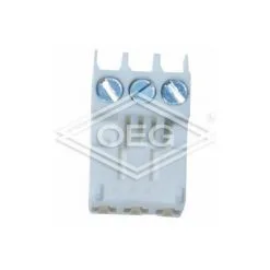 BUDERUS Borne De Raccordement Réseau 3 Pôles Blanc