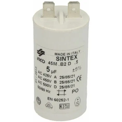 BUDERUS Condensateur 5 MF 450V MK 1 BUDERUS Condensateur 5 MF 450V MK